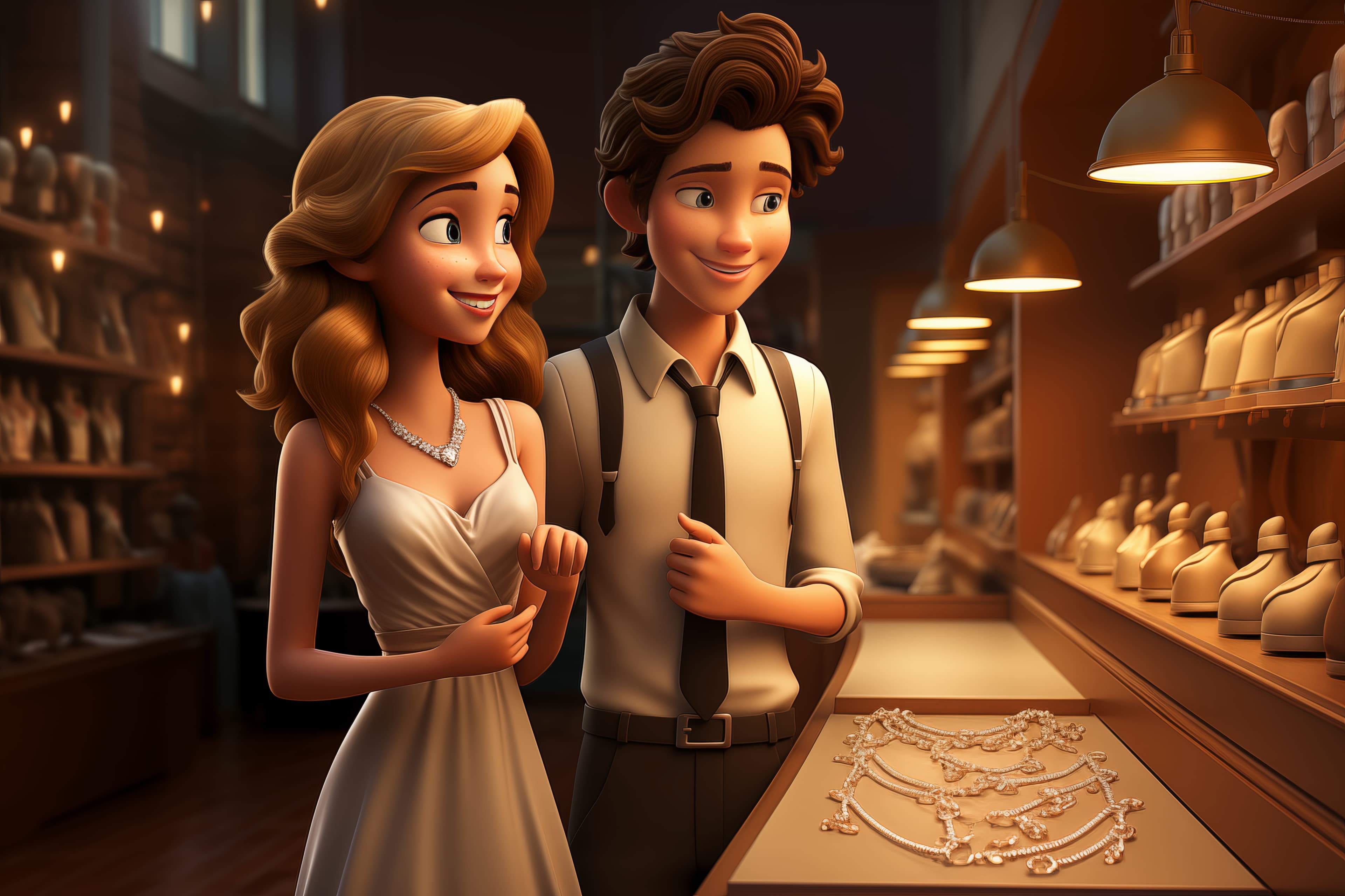 A Jewellery doing a high drop